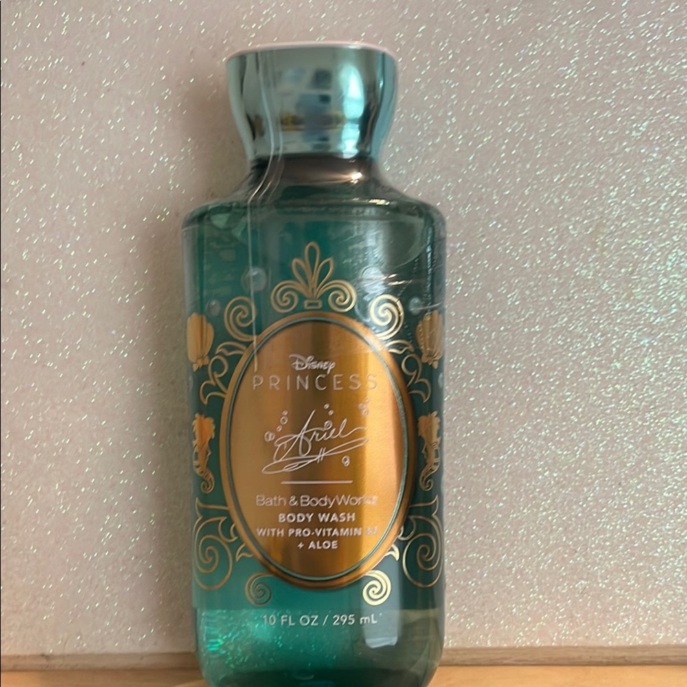 Disney Princess Ariel Body Wash - Teal and Gold